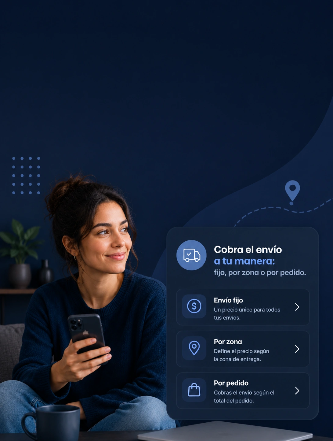 Métodos para calcular el costo de envío del delivery